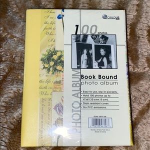 Worldus Book Bound Photo Album